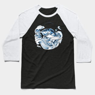 Fish In Water Baseball T-Shirt